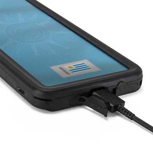 Uruguay Soccer Flag Galaxy S20 Waterproof Case